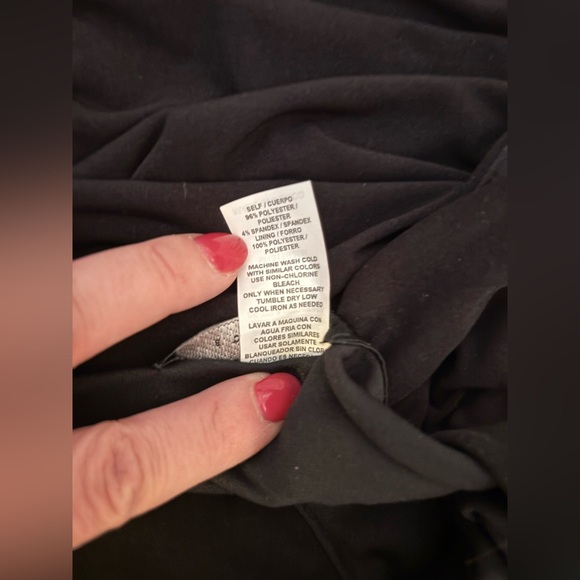 ‼️ Sale ‼️ Connected Apparel Black Ruffly Dress - Picture 13 of 16